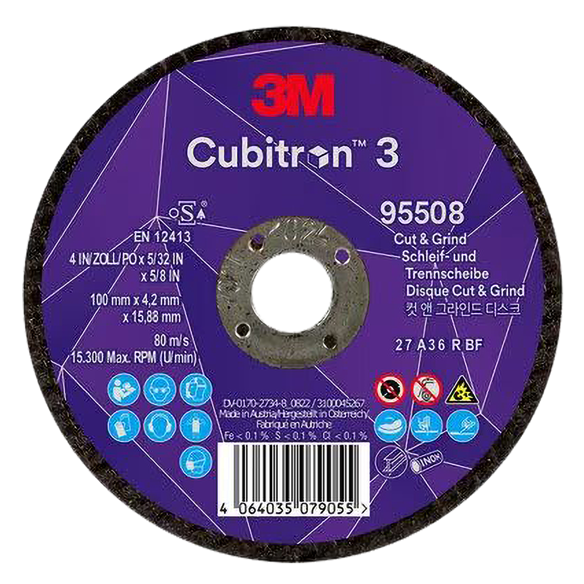 3M Cubitron 3 Slijp- en snijschijven - Weldkar